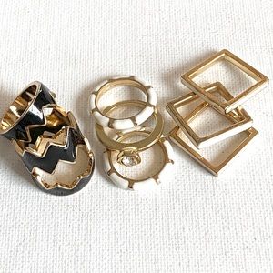 Three sets of 3 rings